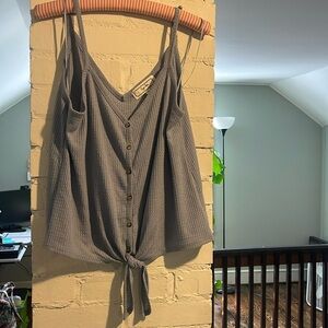 Hippie Rose waffle tank